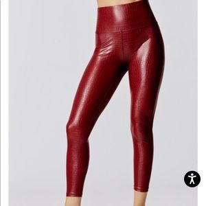 Carbon38 Takara Shine Red Leggings